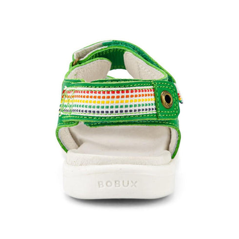 Bobux Kid + Plus Rise Open Toe Sandal Emerald Green 839104 Clearance